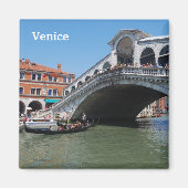 Rialto Bridge-magneet Magneet (Voorkant)