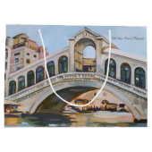Rialto Bridge | Venetië, Italië Groot Cadeauzakje (Achterkant)