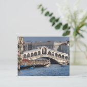 Rialto Bridge Venice Italië Briefkaart (Staand voorkant)