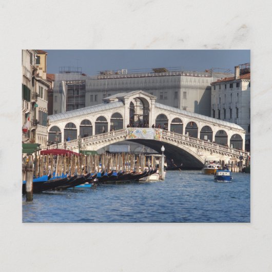 Rialto Bridge Venice Italië Briefkaart (Voorkant)