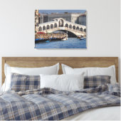 Rialto Bridge Venice Italië Canvas Afdruk (Insitu (Slaapkamer))