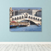 Rialto Bridge Venice Italië Canvas Afdruk (Insitu (Houten vloer))