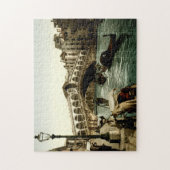 Rialto Bridge Venice Italië Grand Canal Gondolas Legpuzzel (Verticaal)