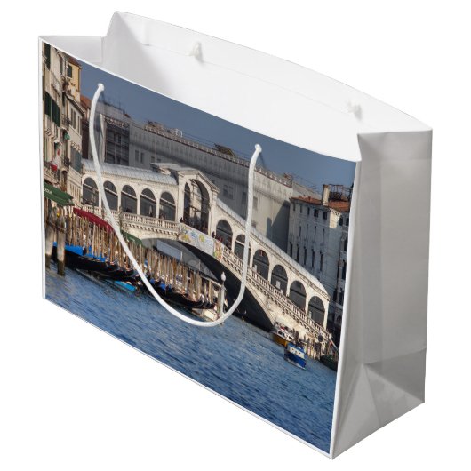 Rialto Bridge Venice Italië Groot Cadeauzakje (Achterkant Gekanteld)