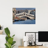 Rialto Bridge Venice Italië Poster (Thuiskantoor)