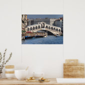 Rialto Bridge Venice Italië Poster (Keuken)