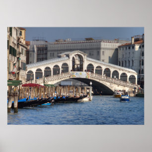 Rialto Bridge Venice Italië Poster