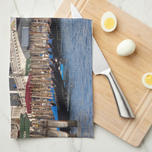 Rialto Bridge Venice Italië Theedoek (Quarter Fold)