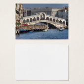 Rialto Bridge Venice Italië Visitekaartje (Voorkant /achterkant)