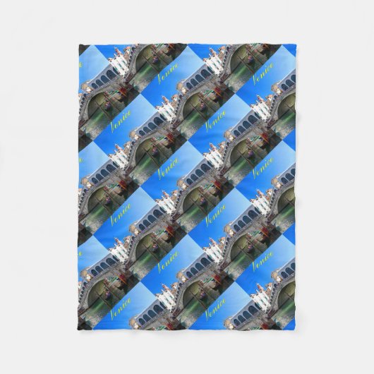 Rialto Bridge Venice - Pro-foto Fleece Deken (Voorkant)