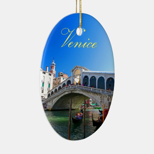 Rialto Bridge Venice - Pro-foto Keramisch Ornament (Rechts)