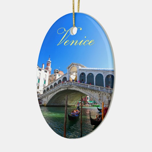 Rialto Bridge Venice - Pro-foto Keramisch Ornament (Links)