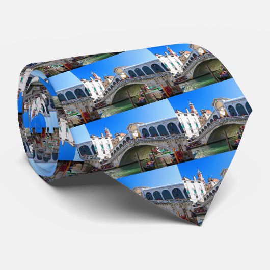 Rialto Bridge Venice - Pro-foto Stropdas (Opgerold)