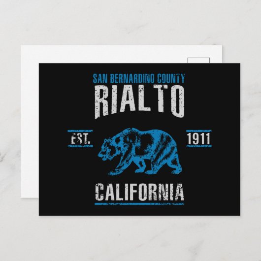 Rialto Briefkaart (Voorkant / Achterkant)
