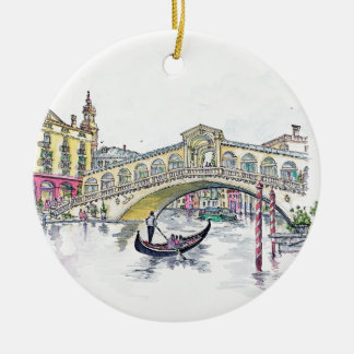 Rialto-brug, Venetië Keramisch Ornament