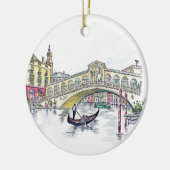 Rialto-brug, Venetië Keramisch Ornament (Links)