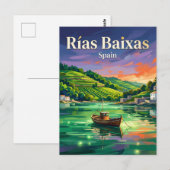 Rías Baixas Spanje Briefkaart (Voorkant / Achterkant)