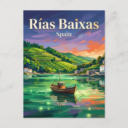 Rías Baixas Spanje Briefkaart (Voorkant)