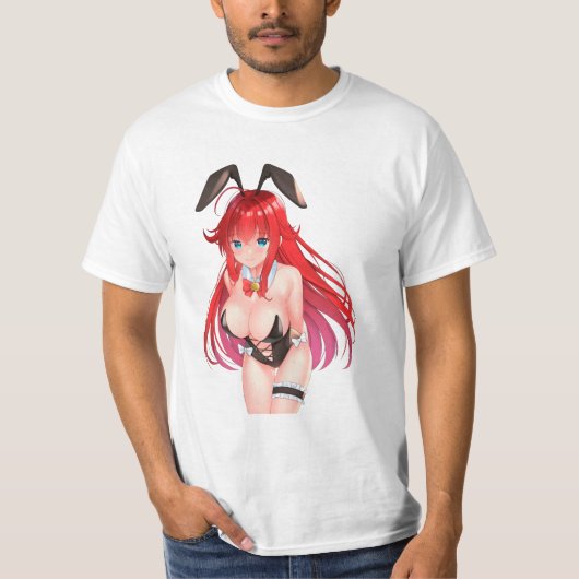 Rias Gremory Bunny Sexy T-shirt (Voorkant)