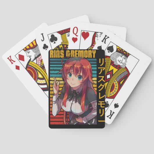 Rias Gremory Pokerkaarten (Achterkant)
