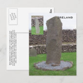 Riasc Stone, Kerry, Ierland Briefkaart (Voorkant / Achterkant)