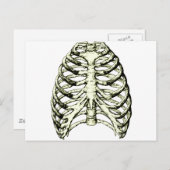 Rib Cage Bronze Briefkaart (Voorkant / Achterkant)