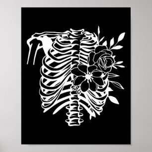 Rib Cage Flower Easy Halloween Kostuum 1 Poster