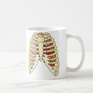 Rib Cage Lungs & Heart Koffiemok