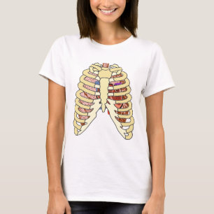 Rib Cage Lungs & Heart T-shirt