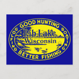 Rib Lake Wisconsin Briefkaart