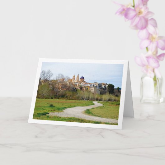 Riba-roja de Túria, Spaanse stad, Valencia Kaart (Orchidee)