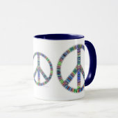 Ribbed Peace Trio Mok (Voorkant rechts)