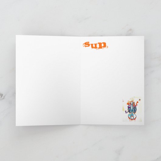 ribben bedankkaart (Binnen)