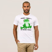 Ribbet Ribbet... Ik voel me Froggy T-shirt (Voorkant volledig)