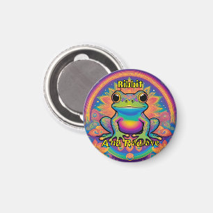 Ribbit and Radiate Frog beroemd gemaakt door Boho Magneet