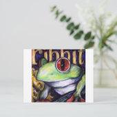 Ribbit Briefkaart (Staand voorkant)
