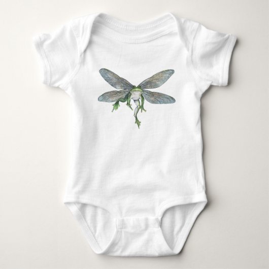 Ribbit ééndelige baby kleding romper (Voorkant)