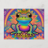 Ribbit en stralen funky groovy vibes uit briefkaart (Voorkant)