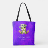 Ribbit Fright Delight Halloween Frog Tote Bag (Achterkant)