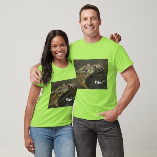 Ribbit!  Grote kikker! T-shirt (Unisex)