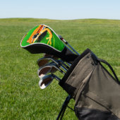 "Ribbit Ready: Froggy Fairway Protector" "Hop to t Golfheadcover (Insitu)