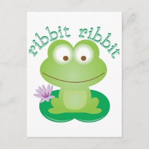 Ribbit Ribbit Briefkaart