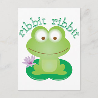 Ribbit Ribbit Briefkaart