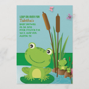 RIBBIT RIBBIT-uitnodiging Kaart