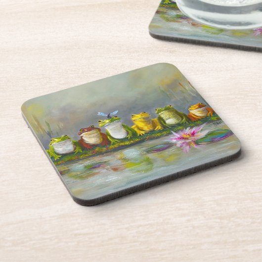 Ribbit Rivier Bier Onderzetter (Linkerzijde)