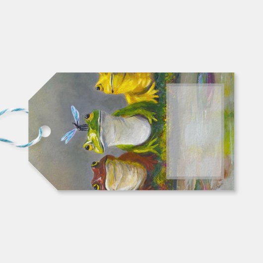 Ribbit Rivier Cadeaulabel (Achterkant Horizontaal)