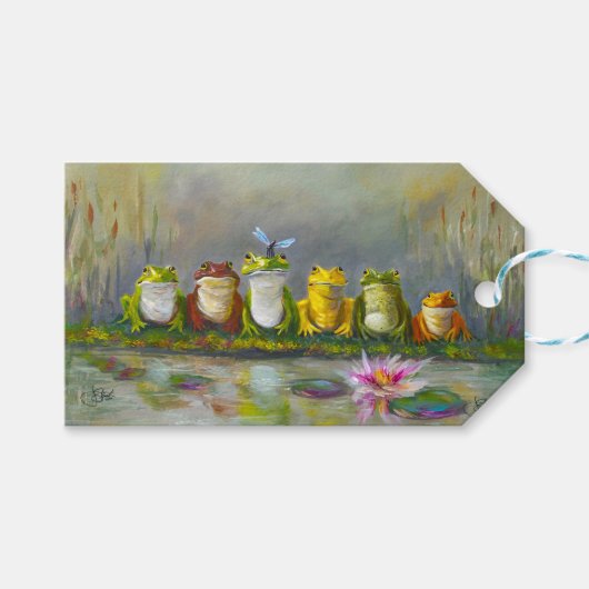 Ribbit Rivier Cadeaulabel (Voorkant (Horizontaal))