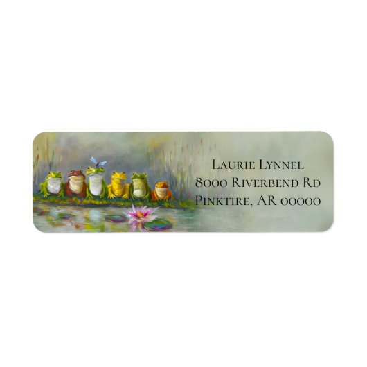 Ribbit Rivier Etiket (Voorkant)