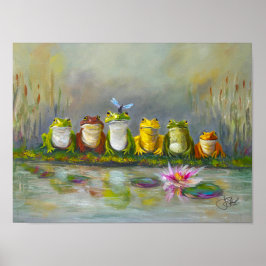 Ribbit Rivier Poster