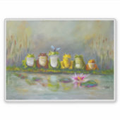 Ribbit Rivier Sticker (Voorkant)